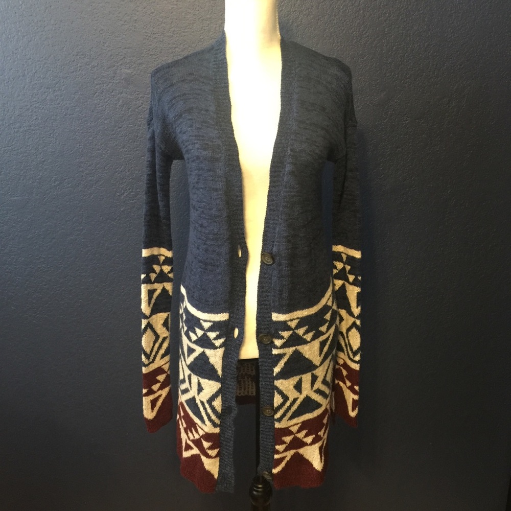 HOLLISTER LONG KNIT CARDIGAN